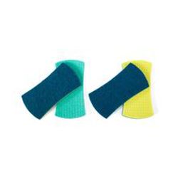 Full Circle Stretch Heavy Duty Scrubbing Pads For Multi-Purpose 6.73 in. L 4 pk