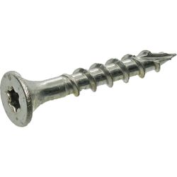 Grip-Rite PrimeGuard Max No. 8 wire X 1-1/4 in. L Silver Star Bugle Head Deck Screws 1 lb 185 pk