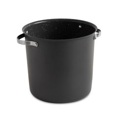 Nordic Ware Aluminized Steel Stock Pot w/Lid 10.7 in. 12 qt Black