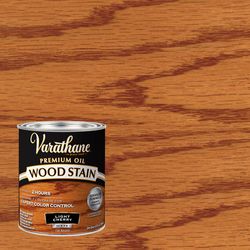Varathane Premium Semi-Transparent Light Cherry Oil-Based Urethane Modified Alkyd Wood Stain 1 qt