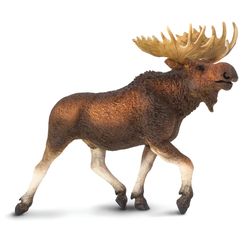 Safari Ltd. Wildlife Wonders Moose Toy Brown