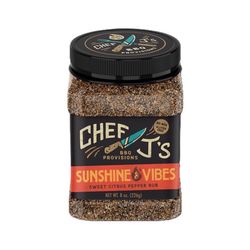 Chef J's BBQ Provisions Citrus Pepper BBQ Rub 8 oz