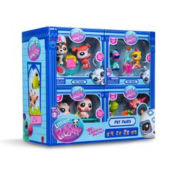 Littlest Pet Shop Pet Pairs Assorted Wave 2 Play Set Assorted 8 pc