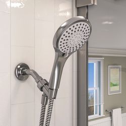 Keeney Stylewise Polished Chrome Plastic 5 settings Handheld Showerhead 1.8 gpm