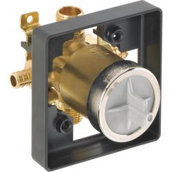 Delta MultiChoice 1/2 in. Crimp PEX in. X 1/2 in. Copper Sweat Brass Tub/Shower Rough-In Valve