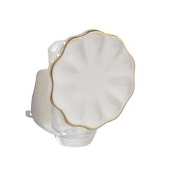 Candle Warmers White Gold Scent Pluggable Fragrance Warmer