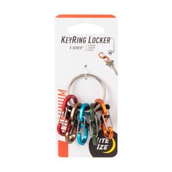 Nite Ize KeyRing Locker Aluminum Assorted Locking Key Ring