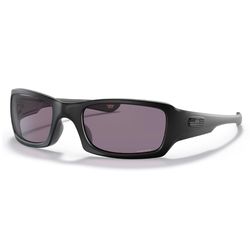 Oakley SI Fives Squared Sunglasses Unisex Matte Black Frame Prizm Gray Lens Polarized