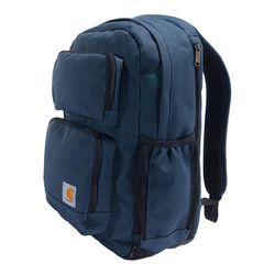 Carhartt Navy Dual Compartment Backpack 22 in. H X 15 in. W