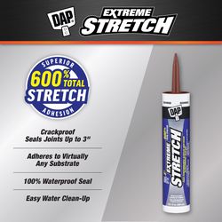DAP Extreme Stretch Redwood Elastomeric Acrylic Latex All Purpose Sealant 10.1 oz