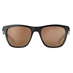 Flying Fisherman Fowey Sunglasses Unisex Matte Black Frame Copper Lens Polarized