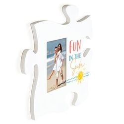 P Graham Dunn 12 in. H X 12 in. L Multicolored Wood Puzzle Piece