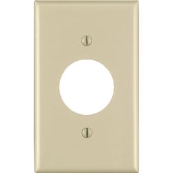 Leviton Ivory 1 gang Thermoset Plastic Outlet Wall Plate 1 pk