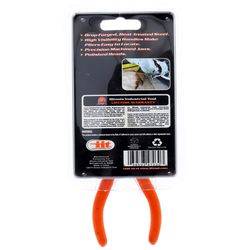 JMK Illinois Industrial Tool 5-3/4 in. Drop Forged Steel Precision Needle Nose Pliers