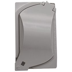 Sigma Engineered Solutions Rectangle Plastic 1 gang 4.76 in. H X 3.01 in. W Universal Cover