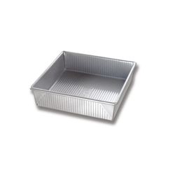 USA Pan 9.5 in. W X 9-1/2 in. L Cake Pan Silver 1 pk