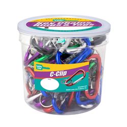 Lucky Line C-Clip Aluminum Assorted Split Carabiner Key Chain