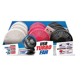 Blazing LEDz 5.75 in. H 2 speed USB Fan