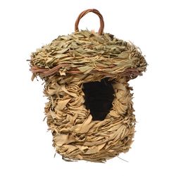 Songbird Essentials 8 in. H X 6 in. W X 6 in. L Natural Fiber Bird House