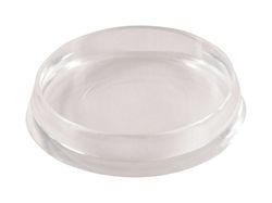 Shepherd Hardware Plastic Caster Cup Clear Round 1 in. W 4 pk
