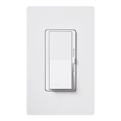 Lutron Diva White 450 W 3-Way Smart-Enabled Dimmer Switch 1 pk