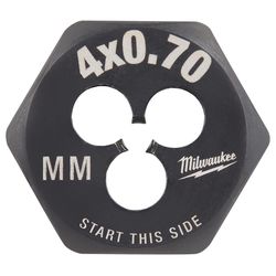 Milwaukee Metric M4X0.7 mm Hex Threading Die