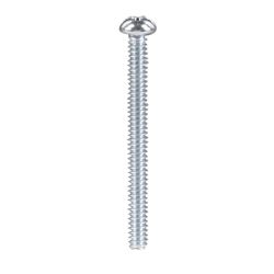 HILLMAN No. 6-32 Ga. X 1-1/2 in. L Combination Round Head Zinc-Plated Steel Machine Screws 100 pk
