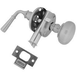 Ace Satin Nickel Brass Screen Storm Door Latch 1 pk