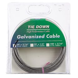 Tie Down Engineering 3/16 in. D X 50 ft. L Galvanized Steel Aircraft Cable