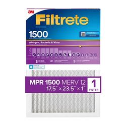 Filtrete 17-1/2 in. W X 23-1/2 in. H X 1 in. 1500 MPR Pleated Air Filter 1 pk