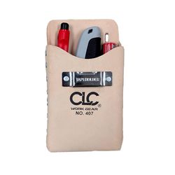 CLC 4.25 in. W X 7.5 in. H Leather Tool Pouch 1 pocket Tan 1 pc