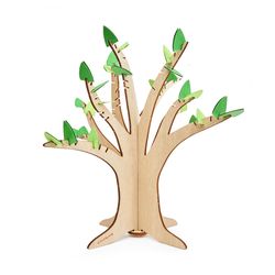 Kikkerland Gratitude Tree Wood 1 pk