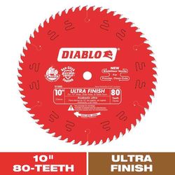 Diablo 10 in. D X 5/8 in. TiCo Hi-Density Carbide Circular Saw Blade 80 teeth 1 pk