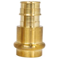 NIBCO Webstone 1/2 in. Crimp Press Brass Adapter