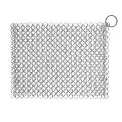 Outset Stainless Steel Chain Mail Cast Iron Cleaner