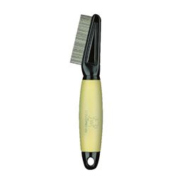 UGroom Black/Yellow Cat/Dog Flea Comb 1 pk