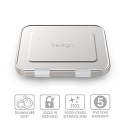 Bentgo Silver Clip It Lunch Cube 1 pk