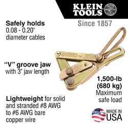 Klein Tools Chicago 1500 lb Wire Grip