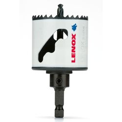 LENOX Speed Slot 2-1/8 in. Bi-Metal 1.5 in. L Hole Saw Arbor Included