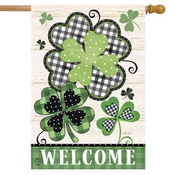 Briarwood Lane House Flag 40 in. H X 28 in. W