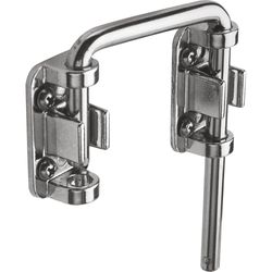 Prime-Line Defender Security Nickel Steel Indoor Sliding Door Lock
