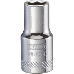 DeWalt 6 mm X 1/4 in. drive Metric 6 Point Socket 1 pc
