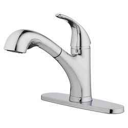 Oakbrook Collection Pacifica One Handle Chrome Pull-Out Kitchen Faucet