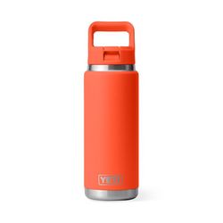 YETI Rambler 26 oz Papaya BPA Free Bottle with Straw Cap
