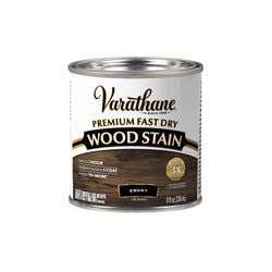 Varathane Premium Ebony Oil-Based Fast Dry Wood Stain 1/2 pt