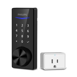 Philips Home Access Matte Black Aluminum Alloy Electronic Keypad Smart Lock