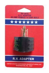 US Hardware 15 amps RV Electrical Adapter 1 pk
