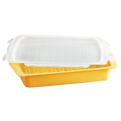 Mr. Bar-B-Q Flip & Flavor Plastic Yellow Marinade Tray 1 pk