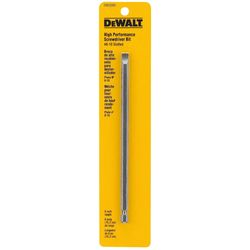 DeWalt Slotted #8-10 X 6 in. L Screwdriver Bit Heat-Treated Steel 1 pc