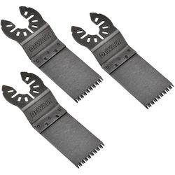 DEWALT Universal Fitment 1-1/4 in. High Carbon Steel Fast Wood Cutting Oscillating Blade 3 pk